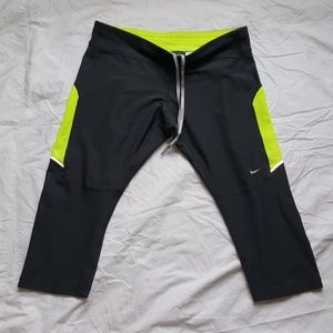 Nike Dry-fit Cropped Running Leggings (Brand New)